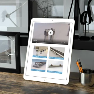 Responsive website design shown on an iPad