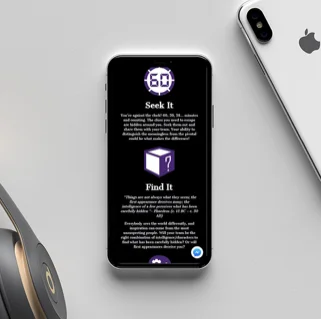 Seek It mobile website design